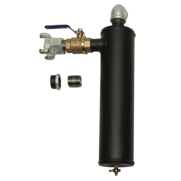 1-1/4" Blast Pot Moisture Separator, 20" Body