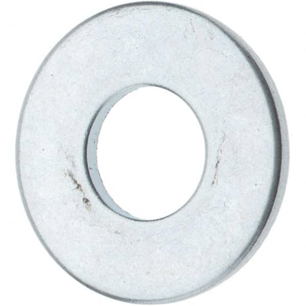 1/4" Flat Washer Zinc Plated Steel