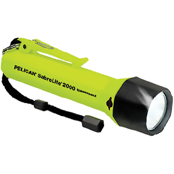 Pelican Flashlight, Hazardous Location, Yellow