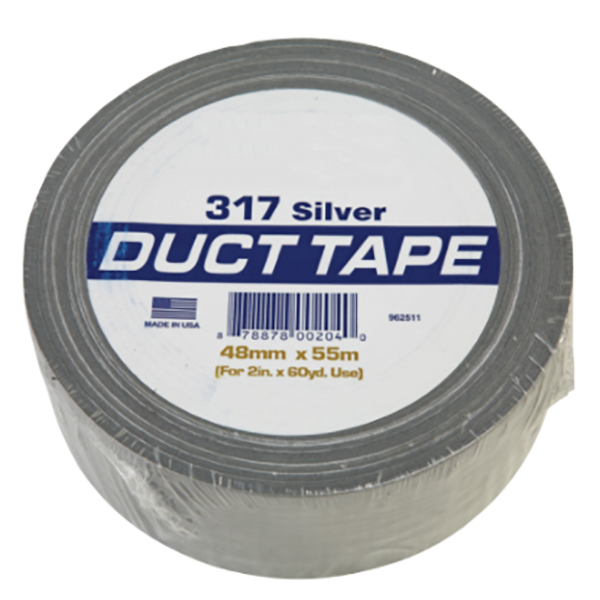 Duct Tape Silver 2" x 60 Yards Contractor Grade