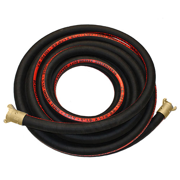 1" x 10' Blast Hose w/ Brass Couplings