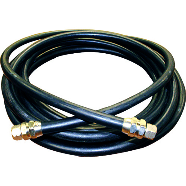 3/8" x 50' Air Hose w/ Fluid Couplings