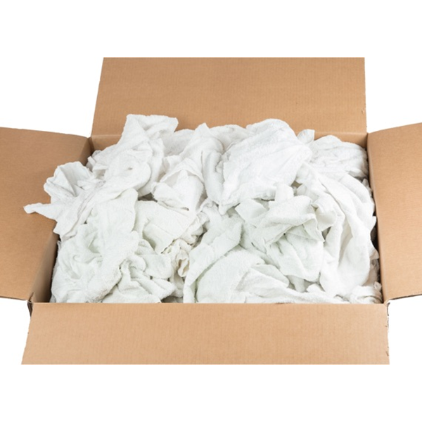 Rags 25lb White Terry Cloth