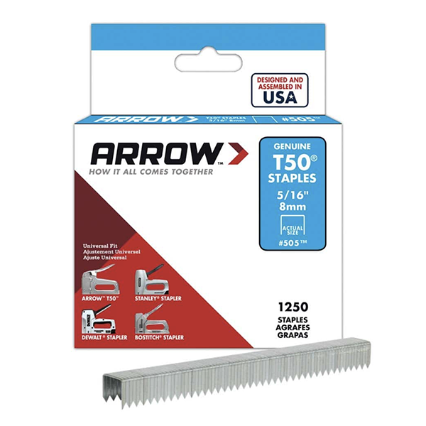 Staple Arrow T50 5/16 1250/PK