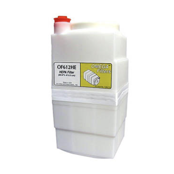 Vacomega Filter Cartridge Green 9000 .3 micron HEPA