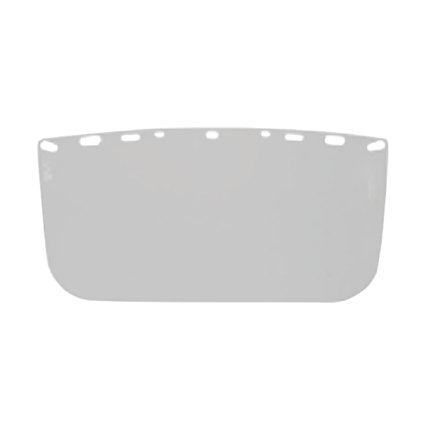 Faceshield Clear Economy Poly 8" x 15" x .040"