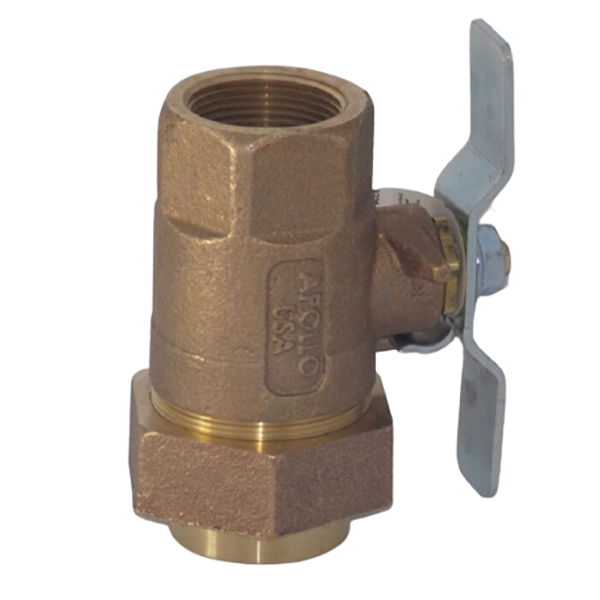 1-1/4" Union End Ball Valve T Handle