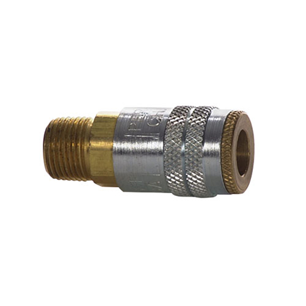 Quick Disconnect Coupler Breathing Air 1/4" F x 3/8" M Brass