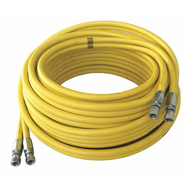 50' of Clemco Twinline w/ 3/16" Female Fittings