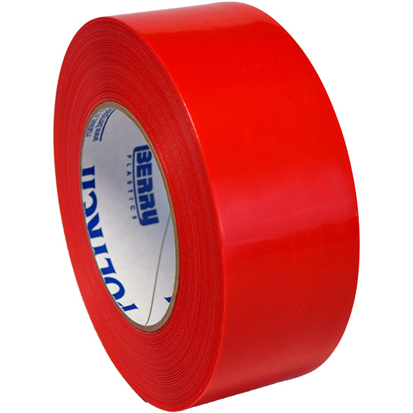 Polyken 757 Poly Tape 2" Red w/ Pinked Edge 60 Yards 24/Case