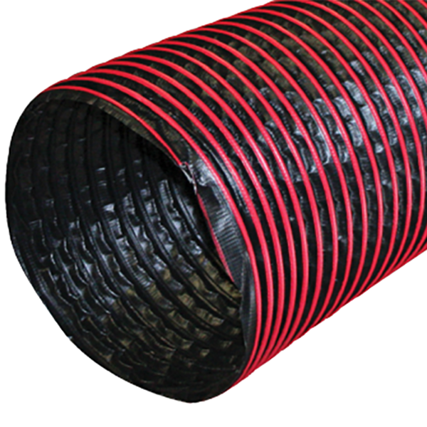 6" ID x 50' Duct Hose 1-1/2" Pitch