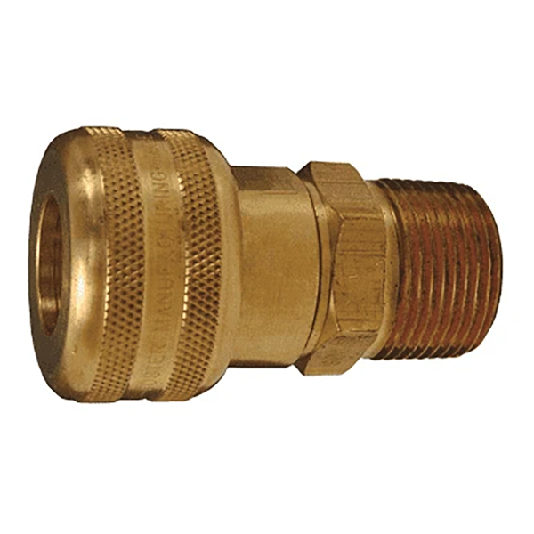 1/4" Female x 3/8" Male NPT QD Quick Disconnect Coupling