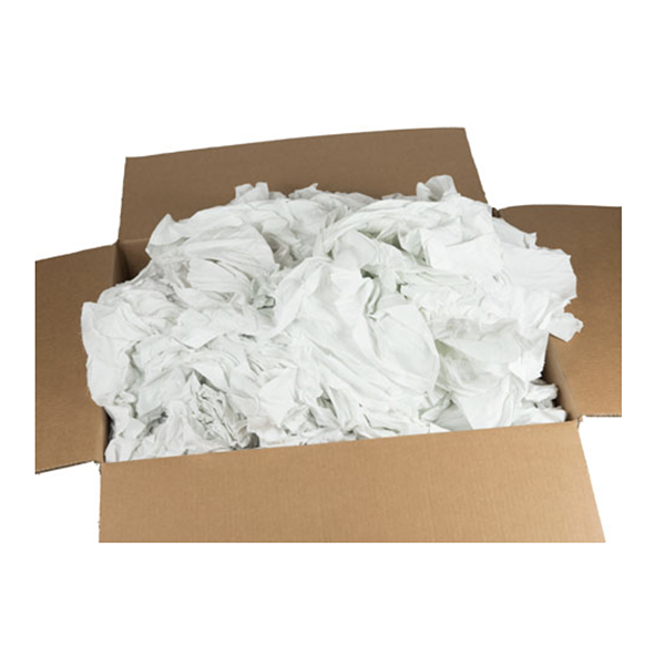 Rags 50lb White Fleece