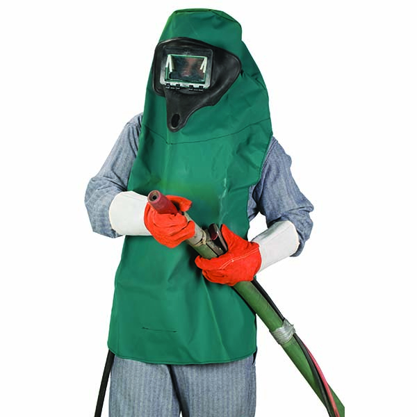 MSA Abrasi-Blast Respirator, 35-40 PSI, Waist Length Cape