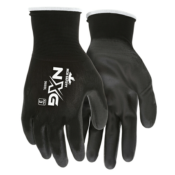 MEMPHIS BLACK PU GLOVE LARGE