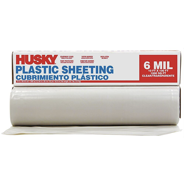 10' x 100' Poly Sheeting 6 Mil
