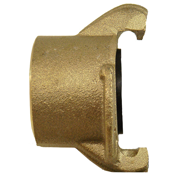 Tank Coupling 1-1/2" Brass NPT Tapered Threads