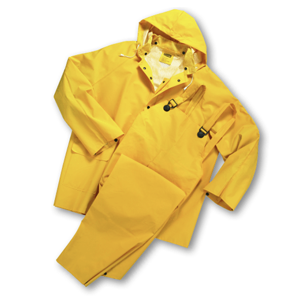 West Chester Flame Resistant Rain Suit 2X-Large Yellow