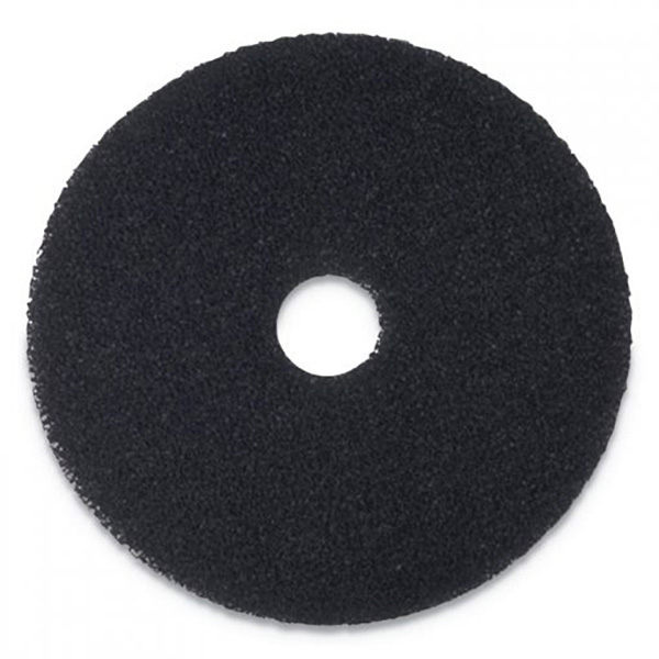 Black Stripping Buffer Pad 17" 5/Case