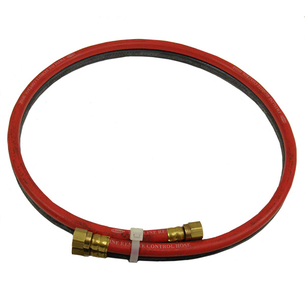 3' of Single Pneumatic line with 3/16" Female Fittings