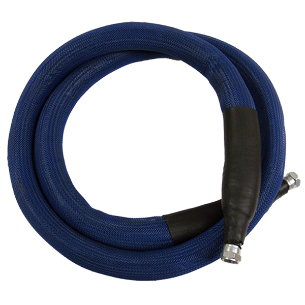 1/2" ID x 3' Insulated Hose, Blue, 7000 psi