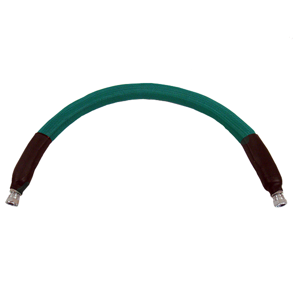 1/2" ID x 3' Insulated Hose, Green, 7000 psi
