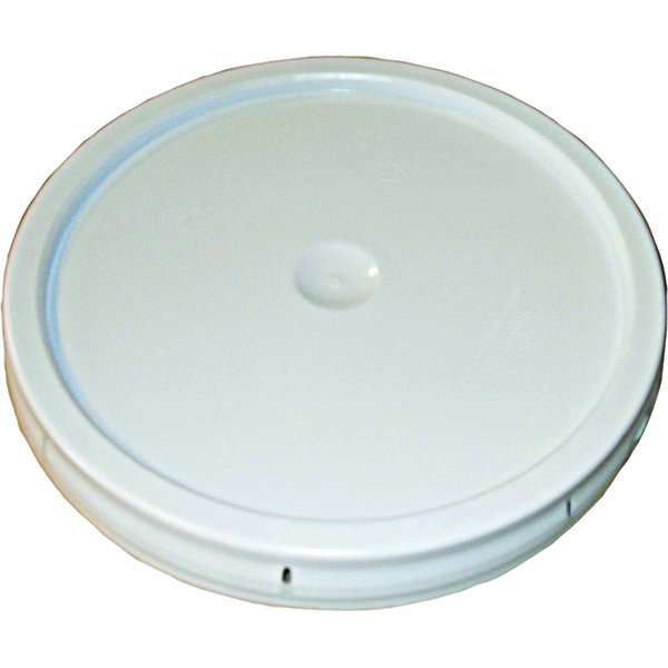 Bucket Lid 1 Gallon Plastic White