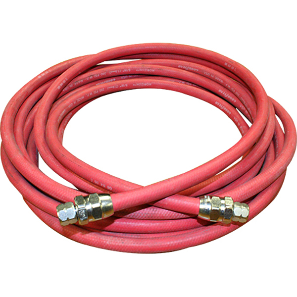 5/16" ID x 25' Air Hose w/ Fluid Hose Fittings