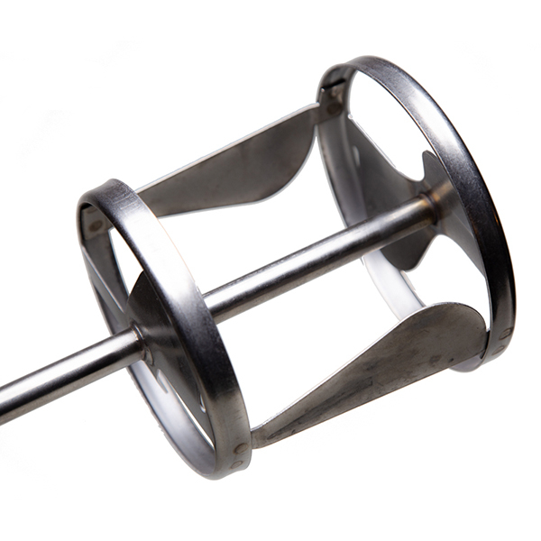 5-10 Gallon Jiffy Mixer, 1/2" Shaft, Round Curved Blades