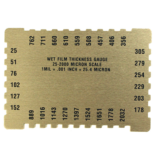 Gardco Wet Film Gauge Aluminum 1-80 Mils