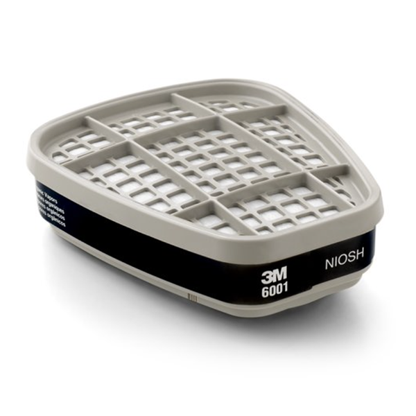 3M™ 6001 Cartridge Organic Vapor 2/Pkg