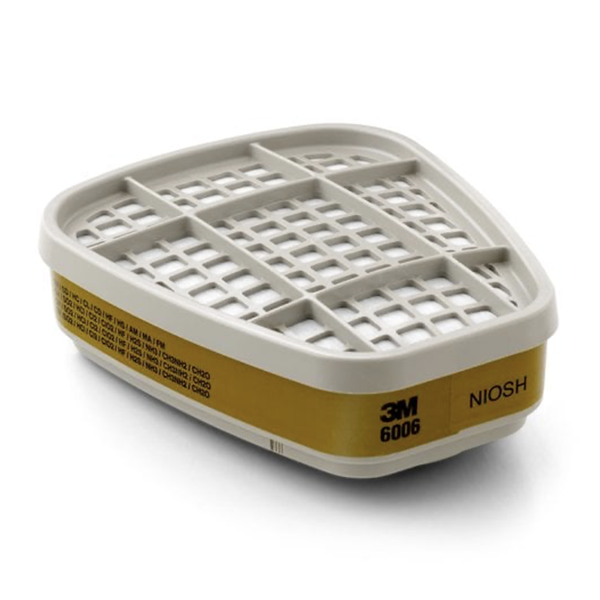3M™ 6006 Cartridge Organic Vapor & Multi Gas 2/Pkg