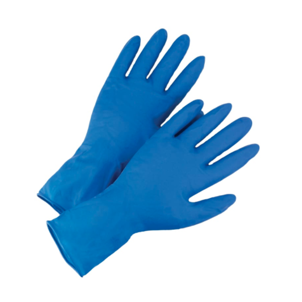 Latex Gloves SZ LG 14 Mil Blue 50/Box