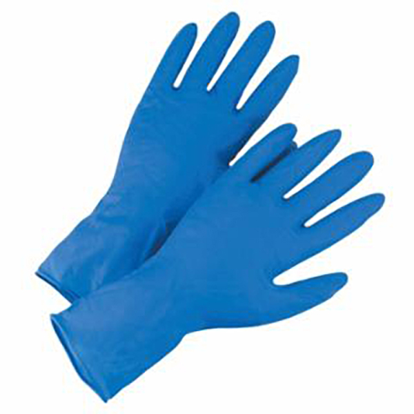 Latex Gloves SZ XL 14 Mil Blue 50/Box