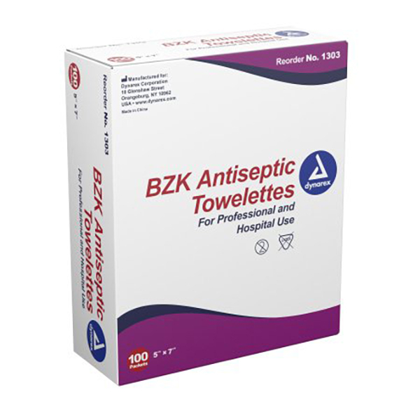 Respirator Wipes 100/Box