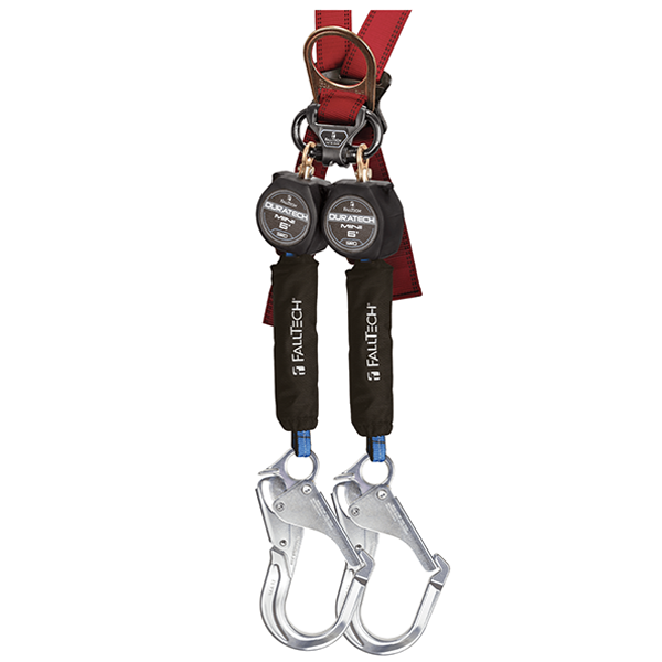 Falltech Duratech Mini SRL 6' Carabiner w/ Aluminum Rebar Hooks
