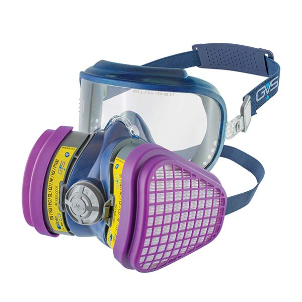 SPR556 Medium/Large Half Facepiece Respirator With Goggle Organic Vapor/Acid Gas