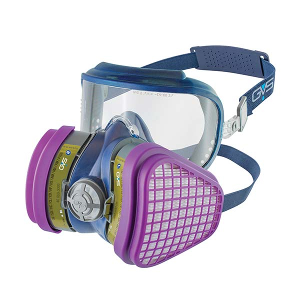 SPR623 Small/Medium Half Facepiece Respirator With Goggle Multigas P100