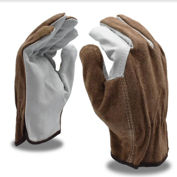 Cordova 8239 Gloves SZ LG Cowhide Driver Unlined Split Back