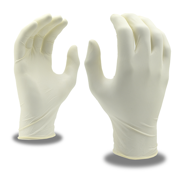 Cordova 4026 Gloves SZ SM Latex 4 Mil White Powder Free