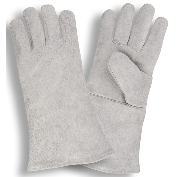 Cordova Gloves 7605 SZ XL Welder Gloves Split Leather Grey PR