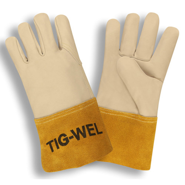 Cordova Gloves 8130 SZ MD Tig-Wel Gloves Side Split Leather Pkg/12