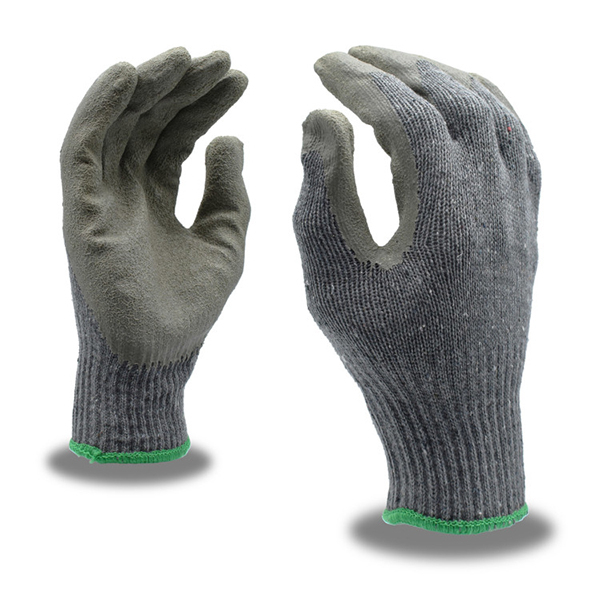 Cordova Gloves 3886 SZ MD 12/Pkg Crinkle Latex Palm Fiber Shell Gray