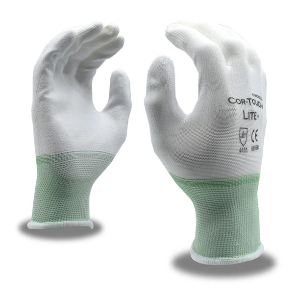 Cordova 6895G Gloves SZ LG Cor-Touch Lite 15 Gauge Gray Nylon Shell