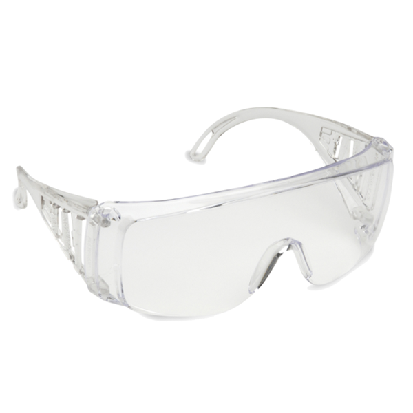 Cordova Slammer Safety Glasses Over The Glasses Clear Lens Vented Frames