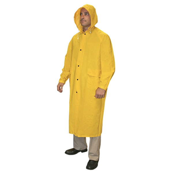 Cordova Safety Renegade™ Rain Coat Size X-Large Yellow 60" Long 2-piece