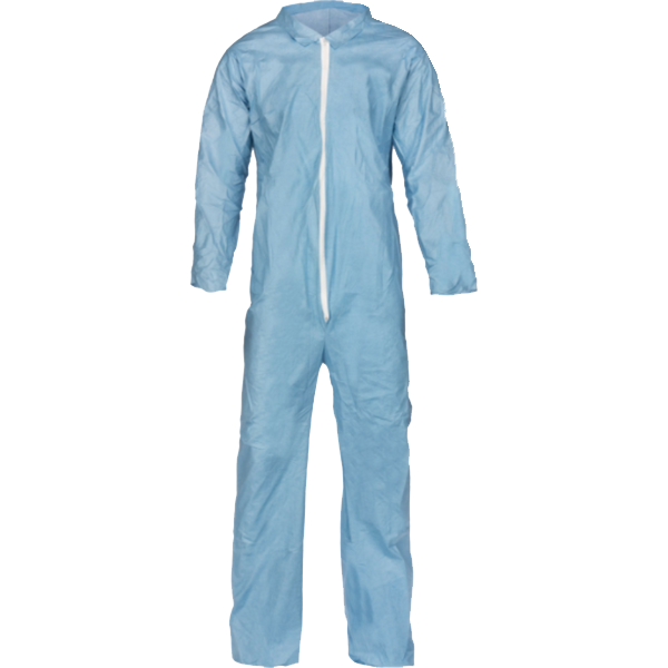 Lakeland Pyrolon® Plus 2 FR Coverall Large Blue Open Wrists & Ankles