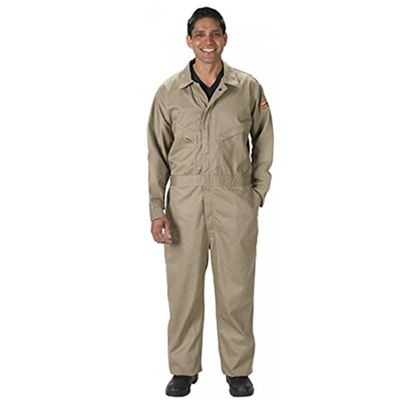 Lakeland FR Cotton Coveralls 2X-Large Khaki 7 oz.