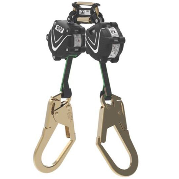 MSA® V-Shock Mini PFL Twin-Leg 6' 36CL Large Hooks