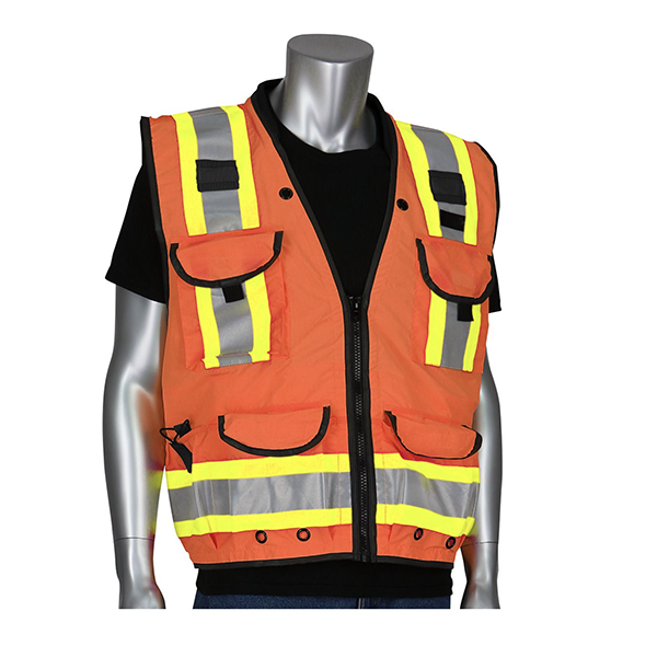 West Chester Surveyors Vest Type R Class 2 Orange Size Large